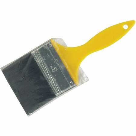ALL-SOURCE 3 In. Flat Synthetic Polyolefin Paint Brush 772186
